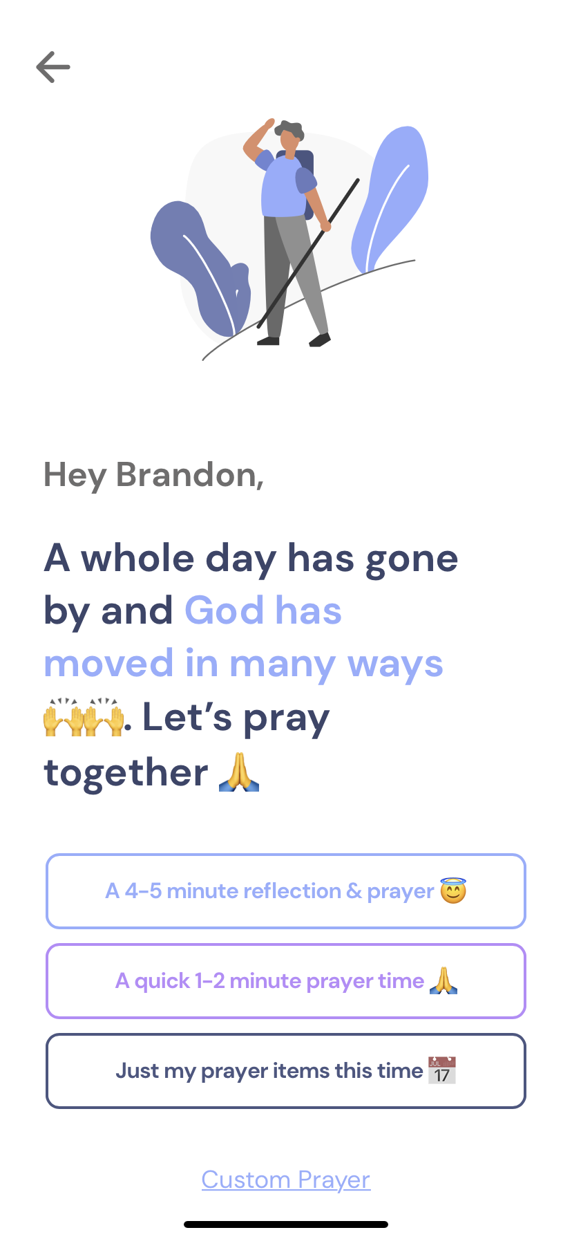 Awaken Prayer App Daily Prayer Screen